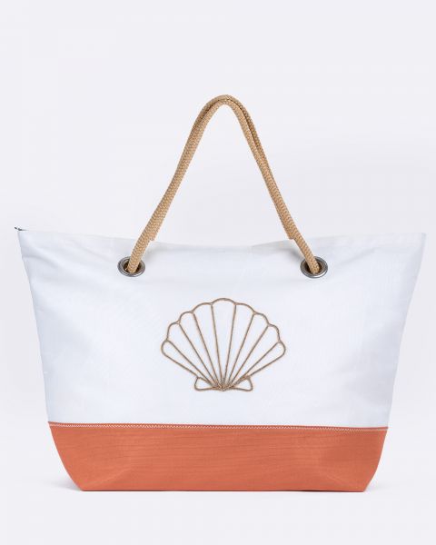 Carla travel bag · Coral cotton