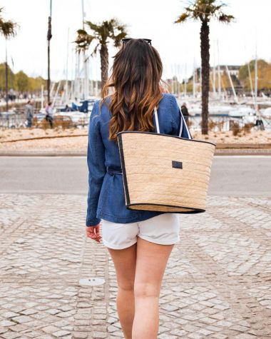 Pénélope Basket Bag · Navy Blue