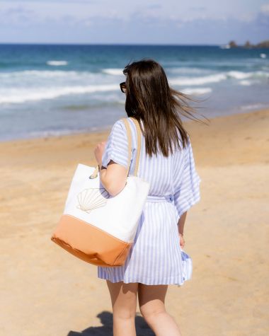 Big Tote Bag · Coral cotton