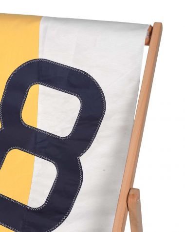 Beechwood deckchair · Lemon Yellow
