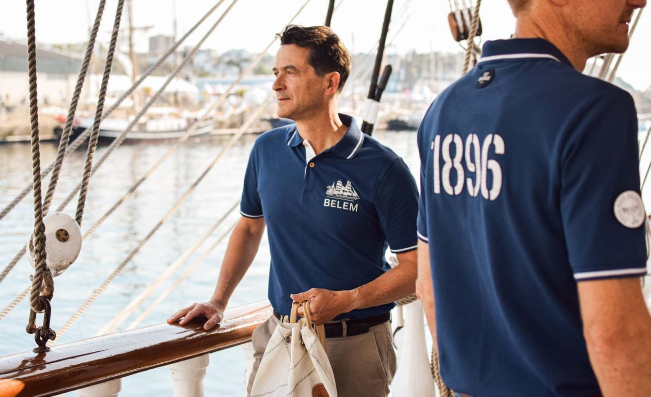 Men's short sleeve polo shirt · Belem Collection