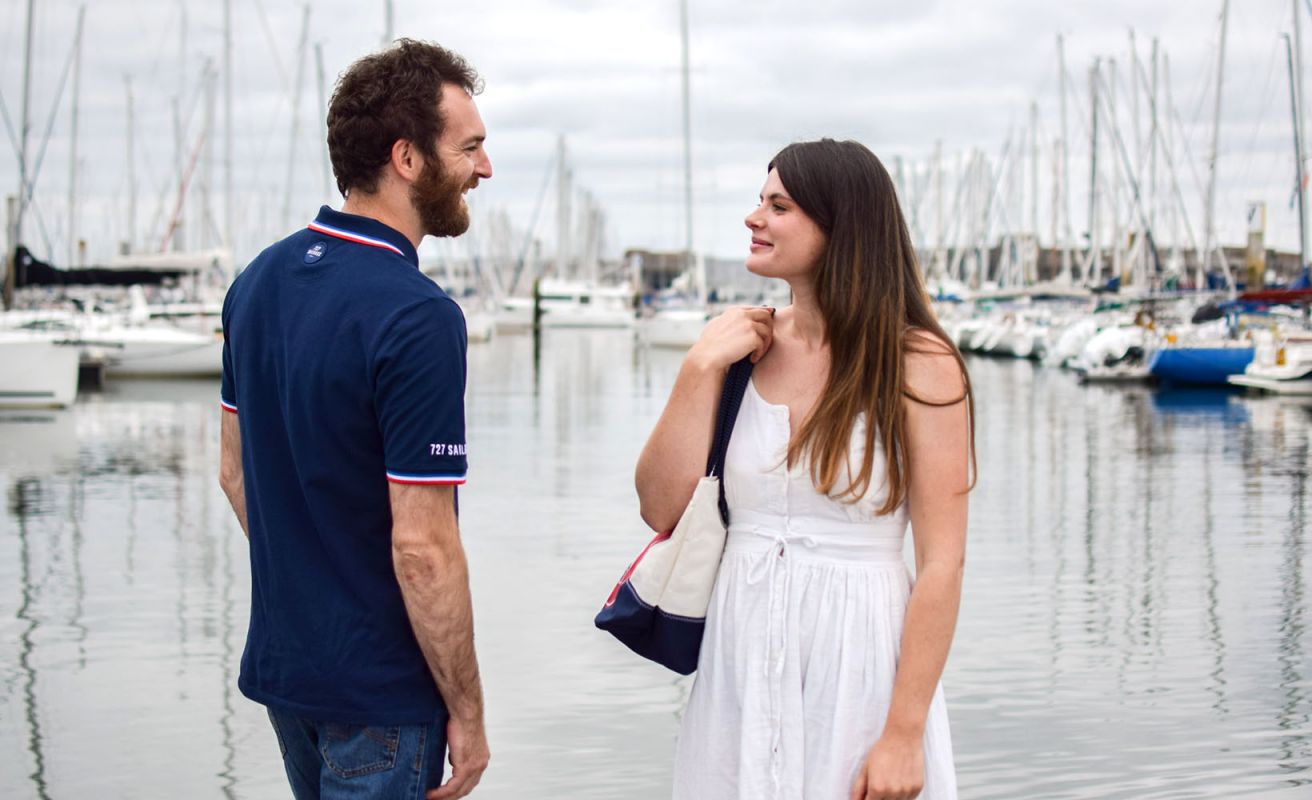 Men's short sleeve polo shirt · Navy Blue