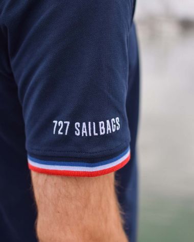 Men's short sleeve polo shirt · Navy Blue