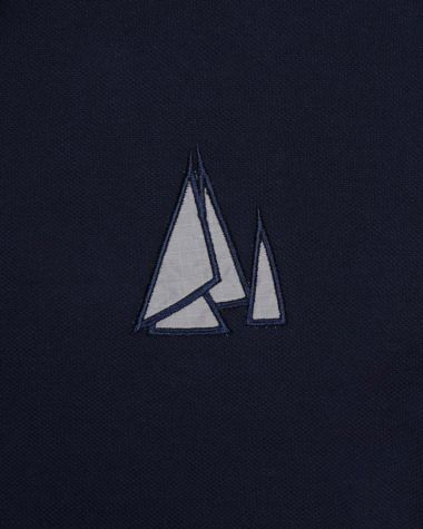 Men's short sleeve polo shirt · Navy Blue