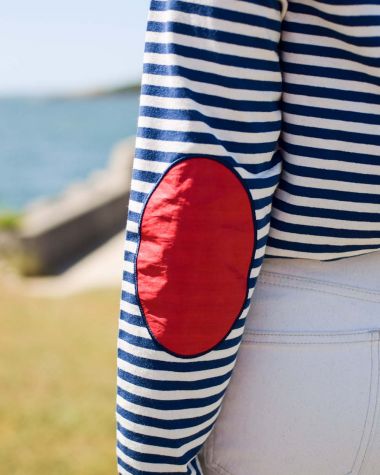 Women's Nantucket Striped Sailor Shirt · Blue stripes