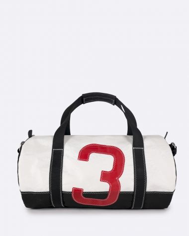 Polochon Duffel Bag · Black and red