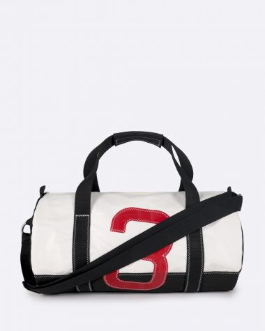 Polochon Duffel Bag · Black and red