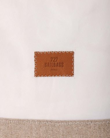Rivage cross-body bag · Leather and Linen