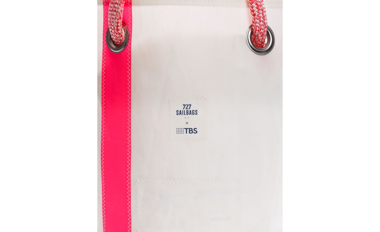 Beach bag Pink · 727 Sailbags x TBS