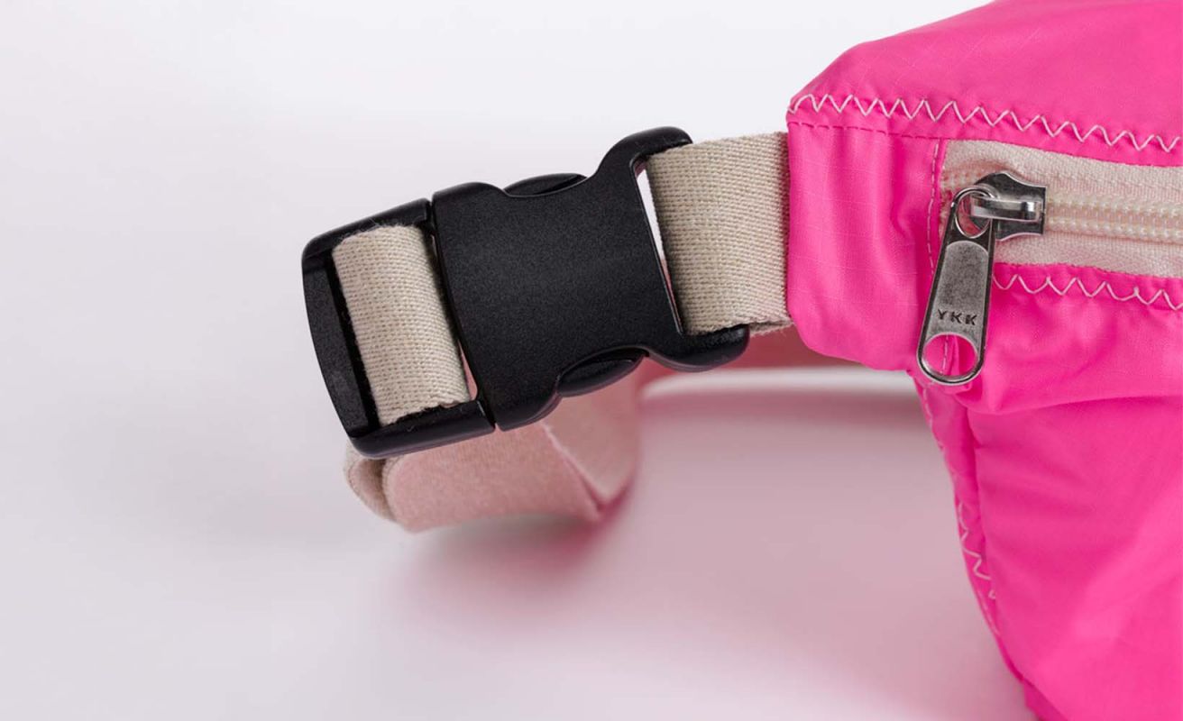 Fanny pack Pink · 727 Sailbags x TBS
