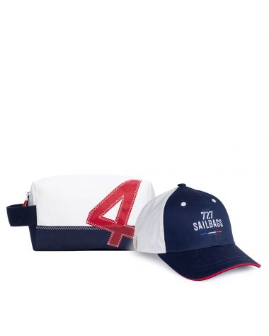 Combo pack: Toiletry bag and Cap · Navy Collection
