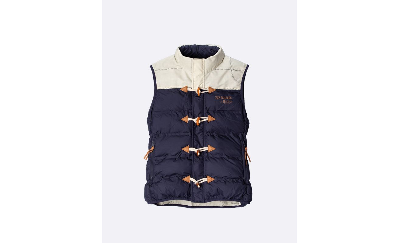 digne cut off gilet ディニュ ベスト ジレ MIOSMOKEY（MIOSMOKEY）の「【MIOSMOKEY/ミオズモーキー】STRIPE