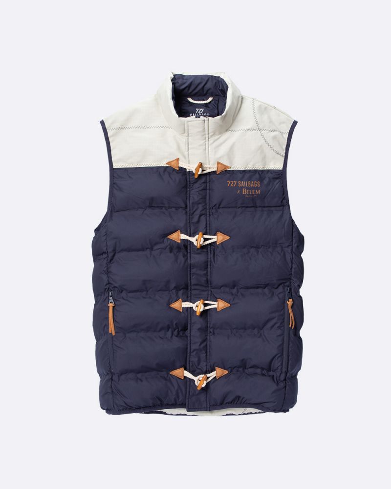 Men's sleeveless down jacket · Belem Collection