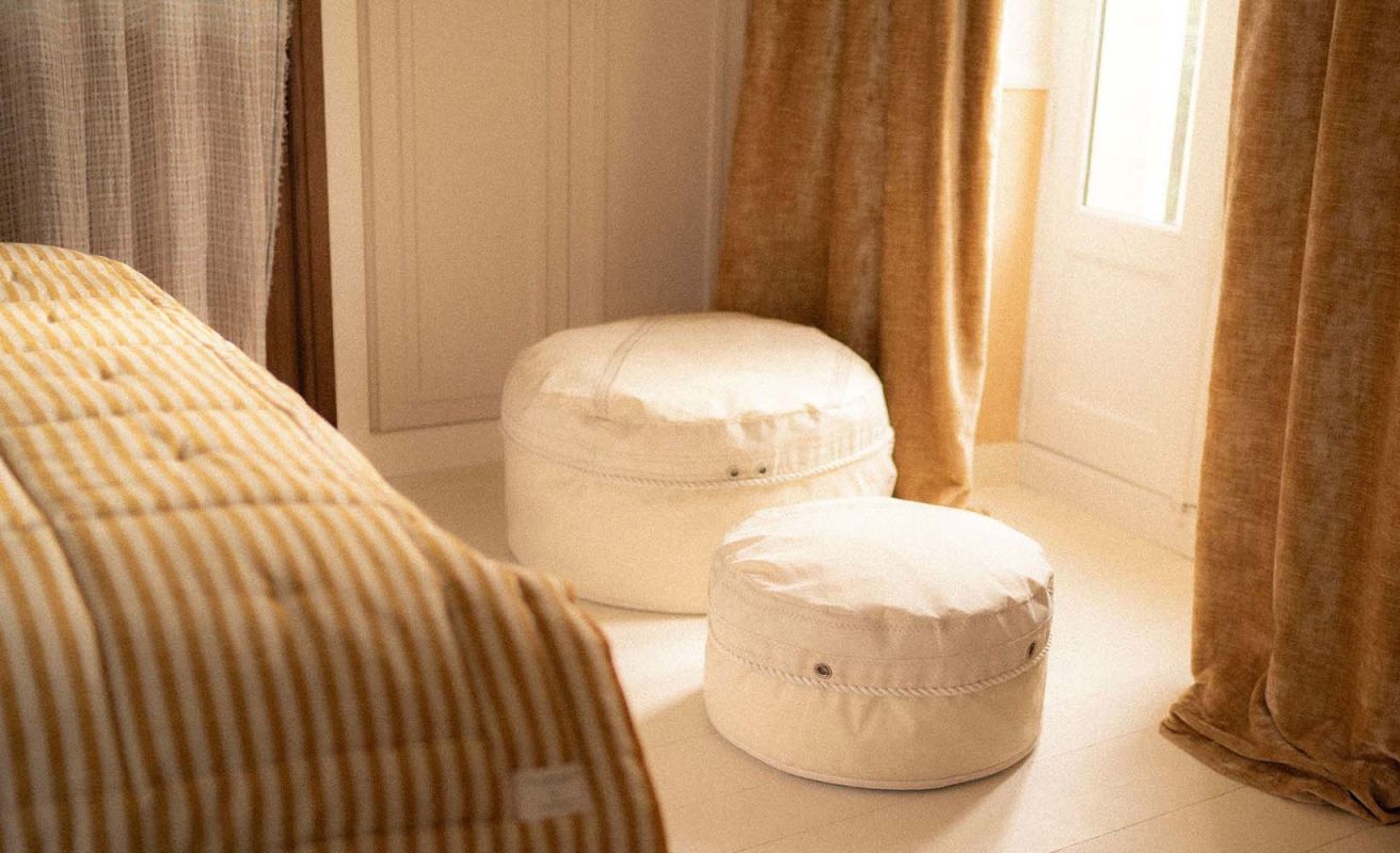 Solo Bean Bag ⌀22 · Vintage Sail