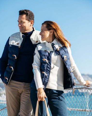 Men's sleeveless down jacket · Belem Collection