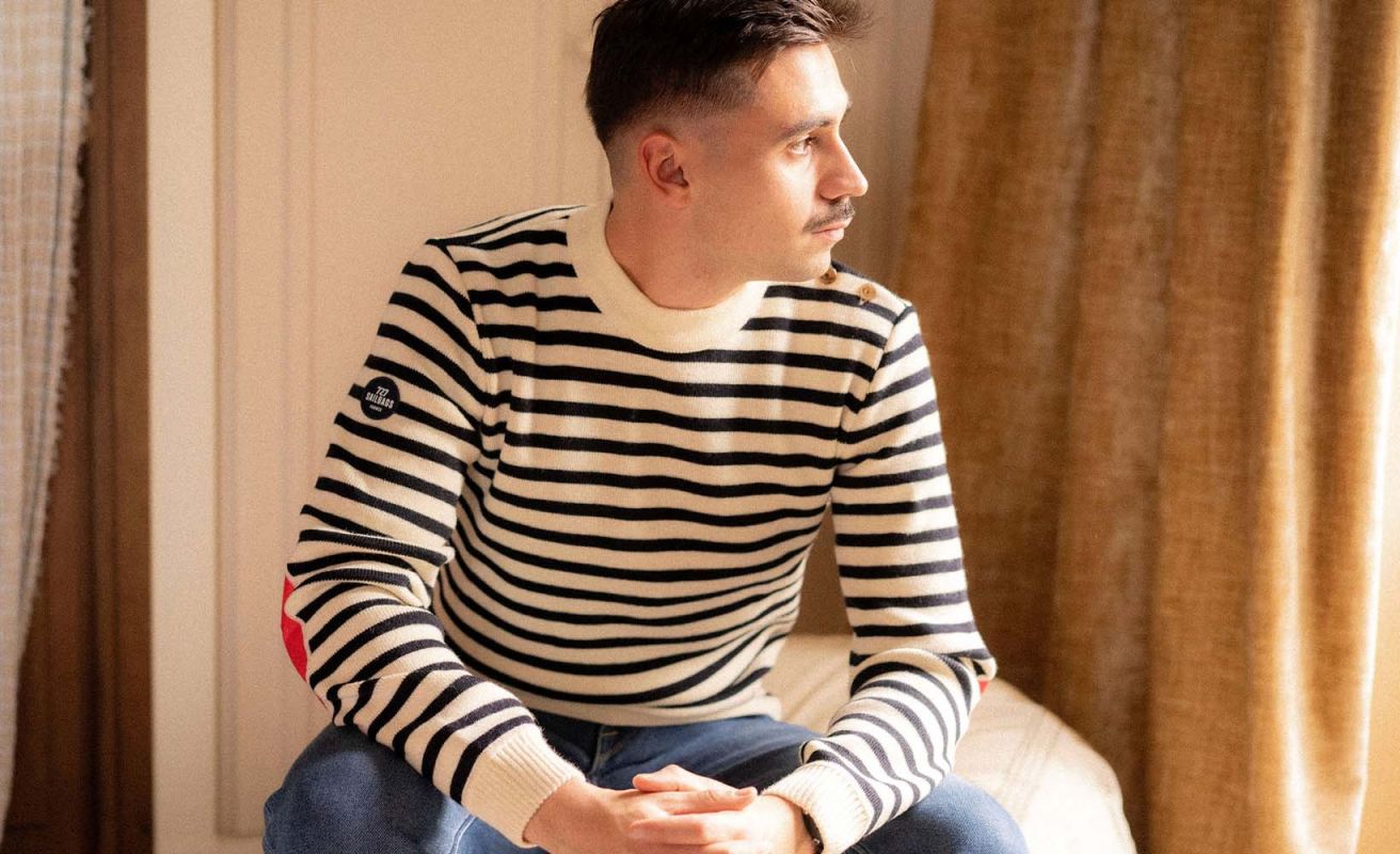 Men's sailor sweater in wool · Midship