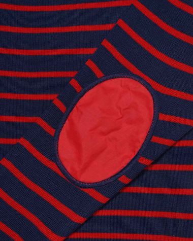 Women’s striped boat-neck sweater