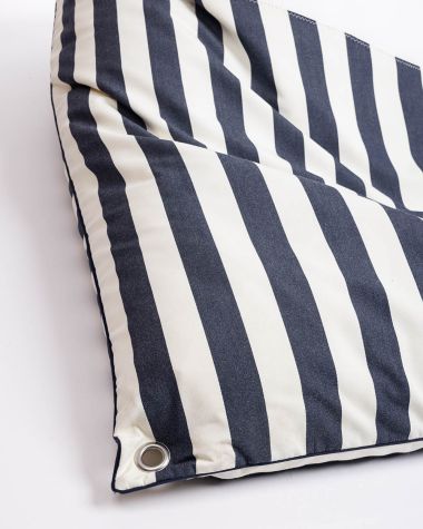 Berlingo Bean Bag · Dolce Vita Navy Blue Stripes