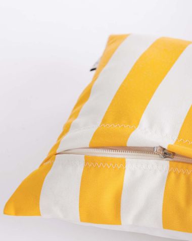 Cushion 20x12 in · Dolce Vita Yellow Stripes