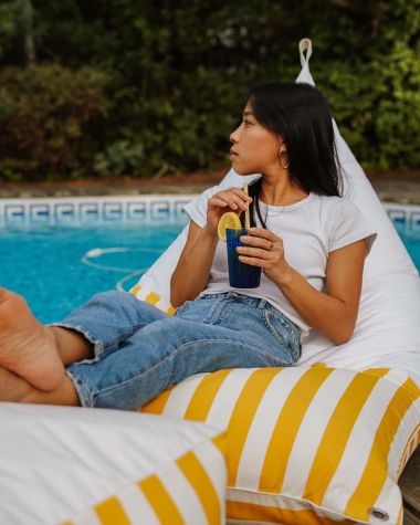 Berlingo Bean Bag · Dolce Vita Yellow Stripes