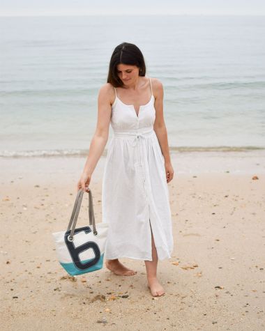 Handbag Legend · Summertime blue and grey