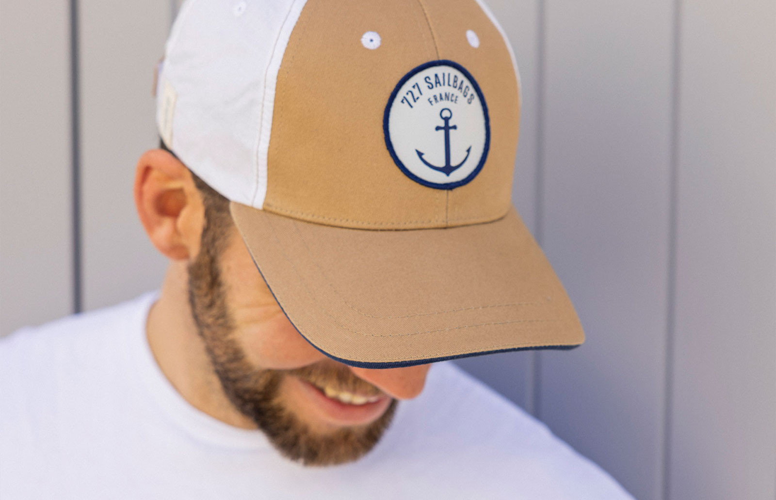 100% recycled sailcloth caps