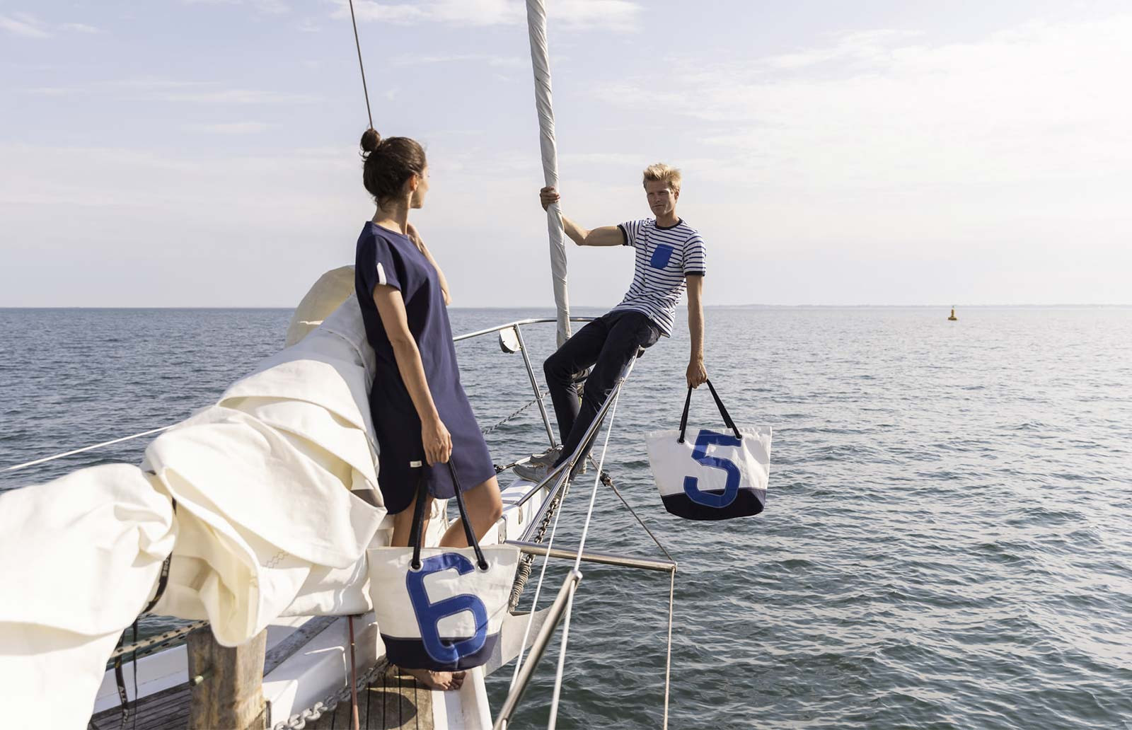 Navy recycled boat sail collection | 727 Sailbags