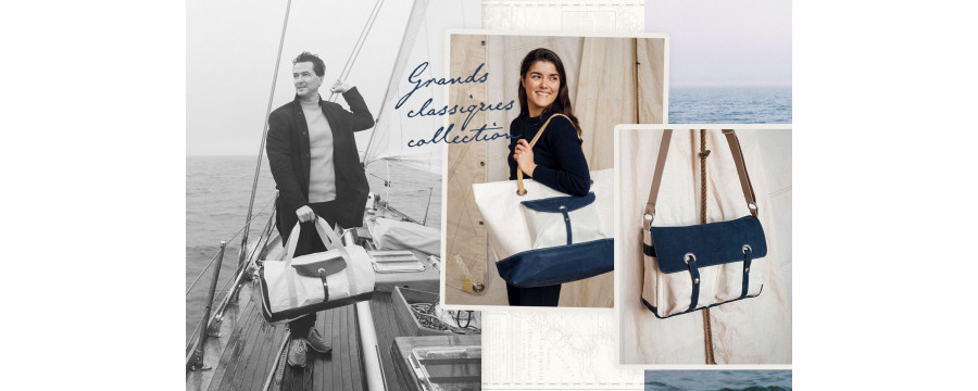 Les Grands Classiques – Luxury Travel Bags from Recycled Sails
